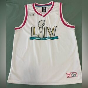 NFL Super Bowl LIV women’s White and Pink Jersey